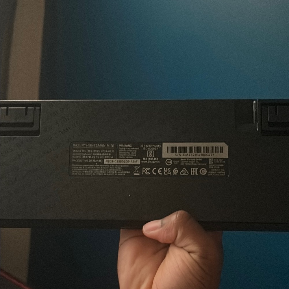 Razer Huntsman Mini in Matte Black